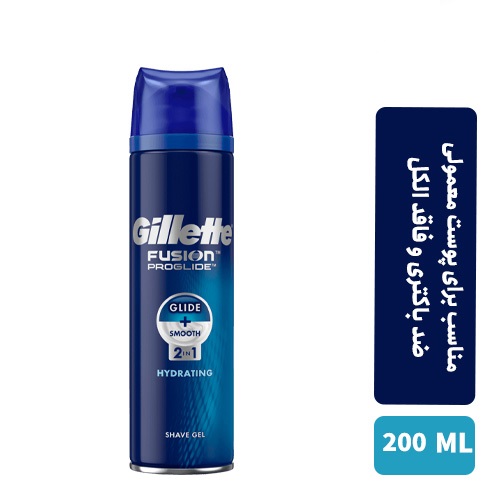 ژل اصلاح 2 در 1 ژیلت سری Fusion Proglide حجم 200 میل | فروشگاه ارس ترک