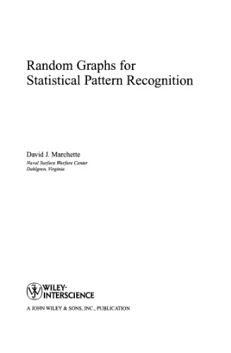 خرید و دانلود نسخه کامل کتاب Random graphs for statistical pattern recognition