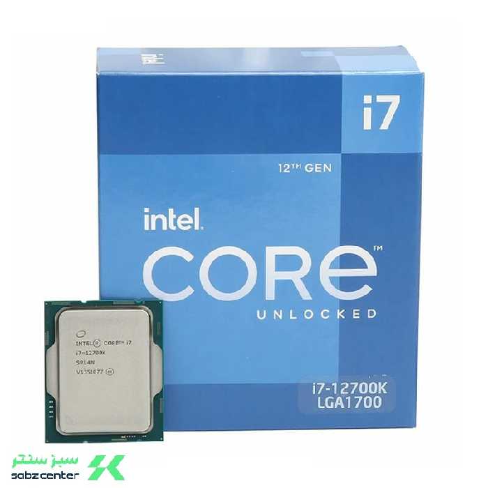 پردازنده مرکزی ابنتل مدل Alder Lake Core i7 12700K box