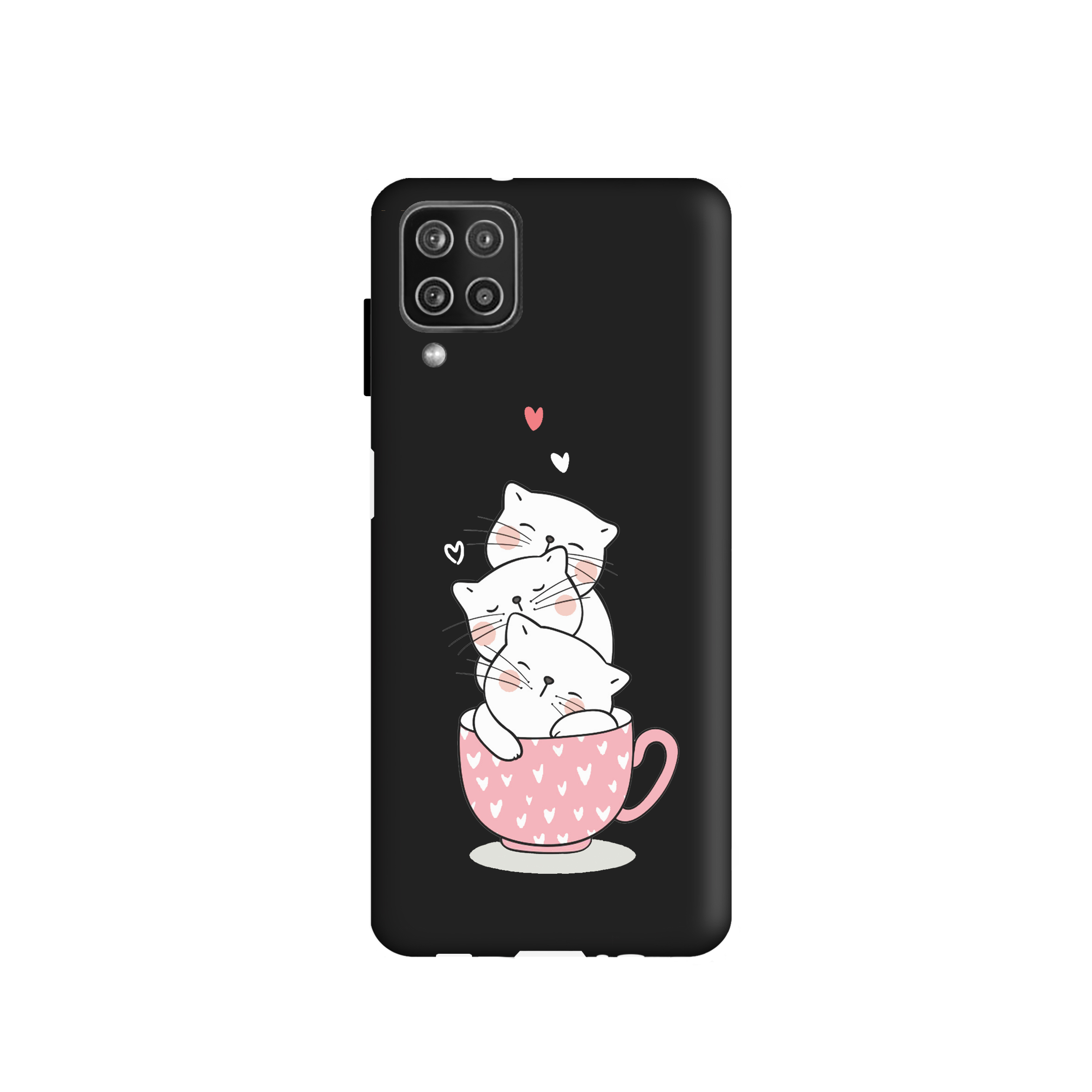 کاور طرح گربه دخترانه کد 320 مناسب برای گوشی موبایل سامسونگ Galaxy A12