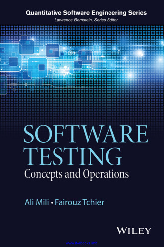 خرید و دانلود نسخه کامل کتاب Software Testing: Concepts and Operations