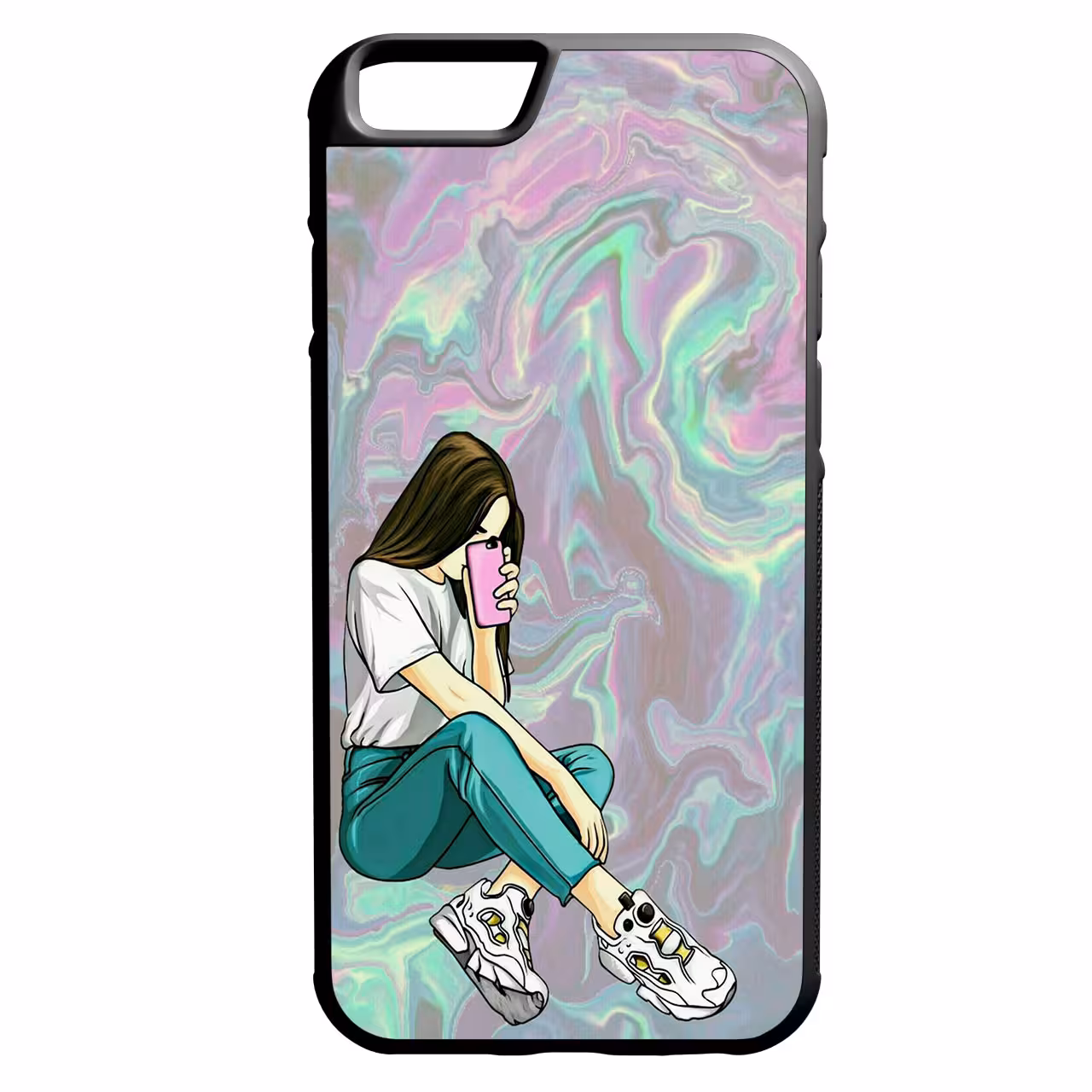 کاور طرح دختر کد 1146 مناسب برای گوشی موبایل اپل iphone se 2020
