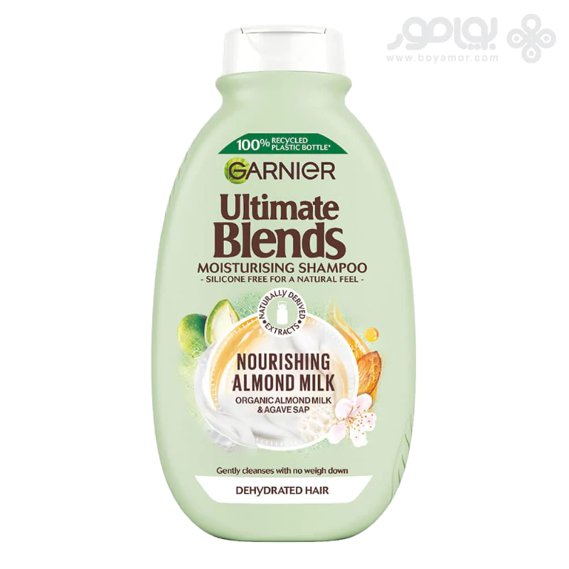 شامپو آبرسان گارنیر مدل NOURISHING ALMOND MILK حجم 400 میل
