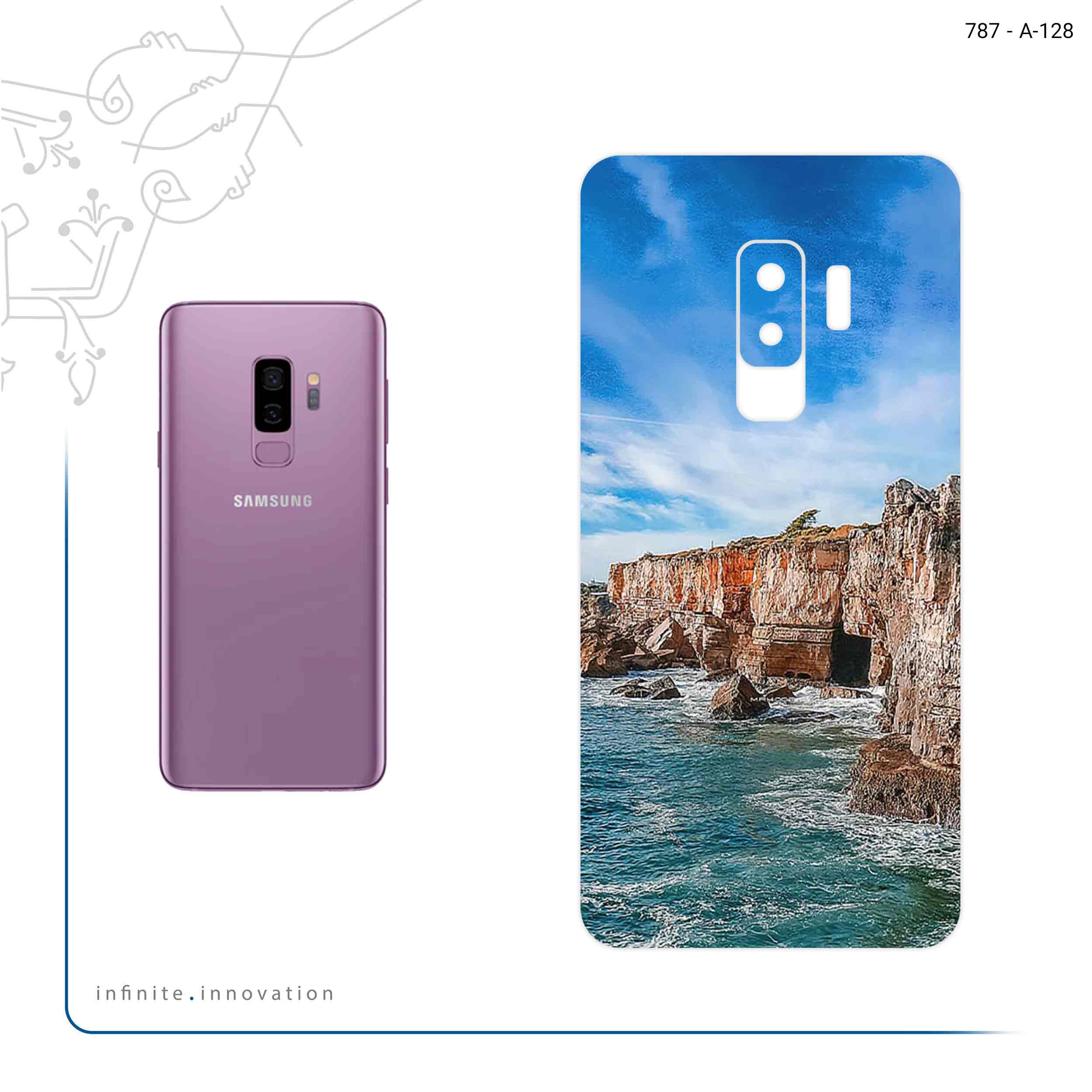 برچسب پوششی ماهوت مدل Rock Mountain مناسب برای گوشی موبایل سامسونگ Galaxy S9 Plus