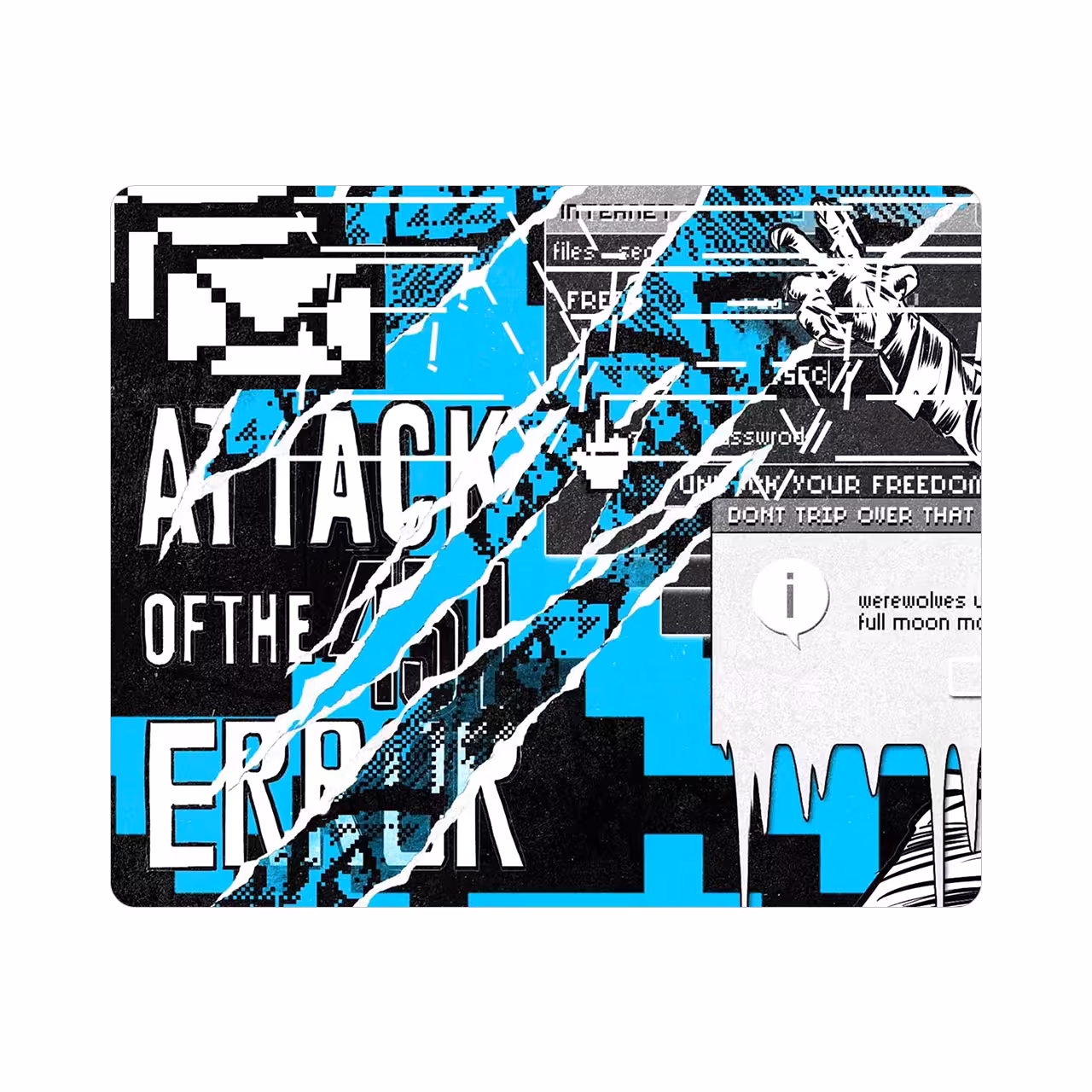 ماوس پد طرح watch dogs مدل MP1428