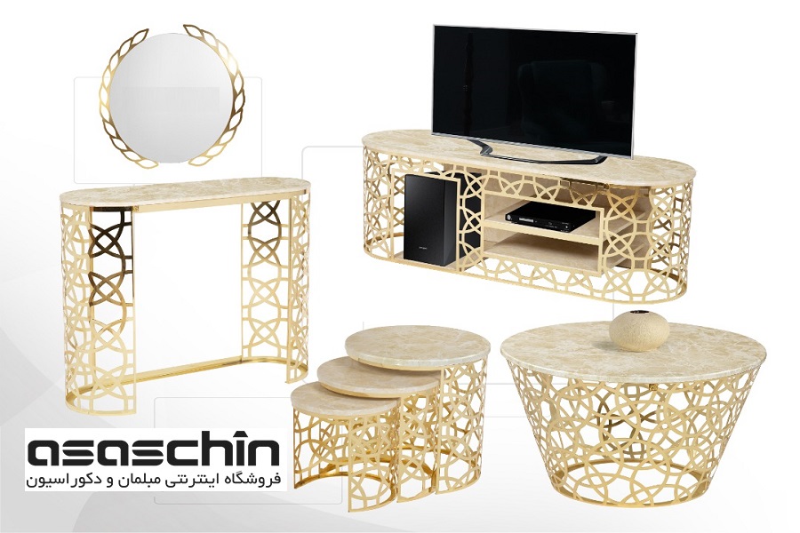 ست اتاق پذیرایی هندسی