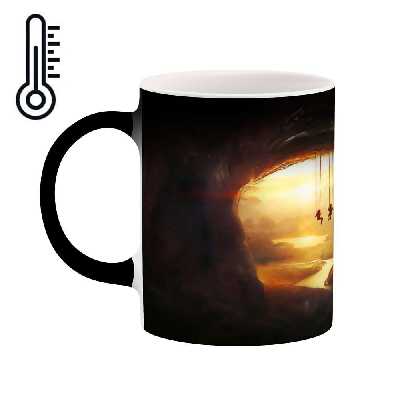 ماگ حرارتی کاکتی طرح انیمه مدل mgh17574