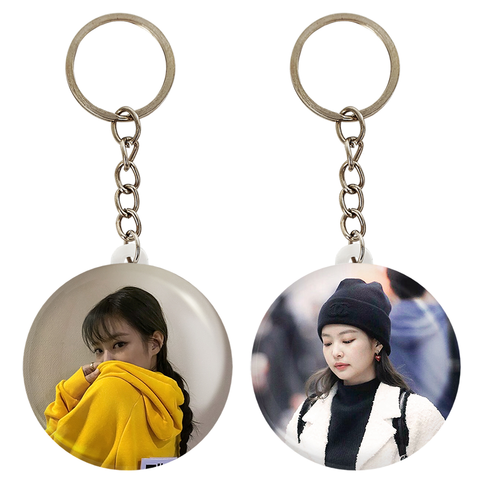 جاکلیدی خندالو مدل جنی بلک پینک کد 1410714114 مجموعه 2 عددی