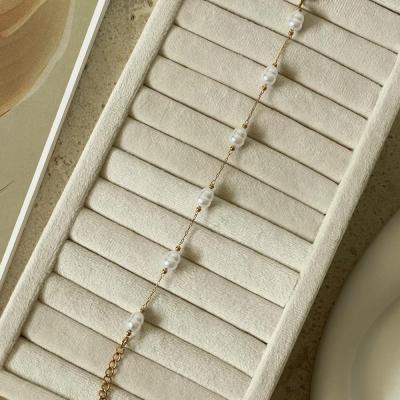 دستبند مرواریدی استیل