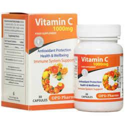 کپسول ویتامین ث او پی دی فارما 1000 میلی گرمی