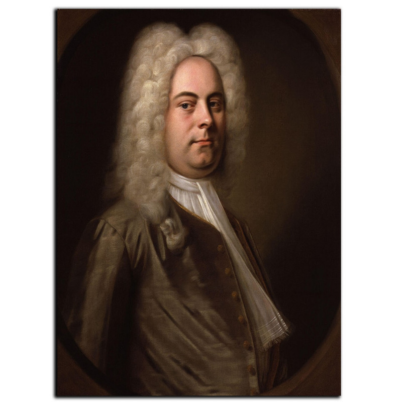 تابلو شاسی بکلیت طرح مشاهیر موسیقی فردریک هندل مدل SH-6031 | دنیای قاب