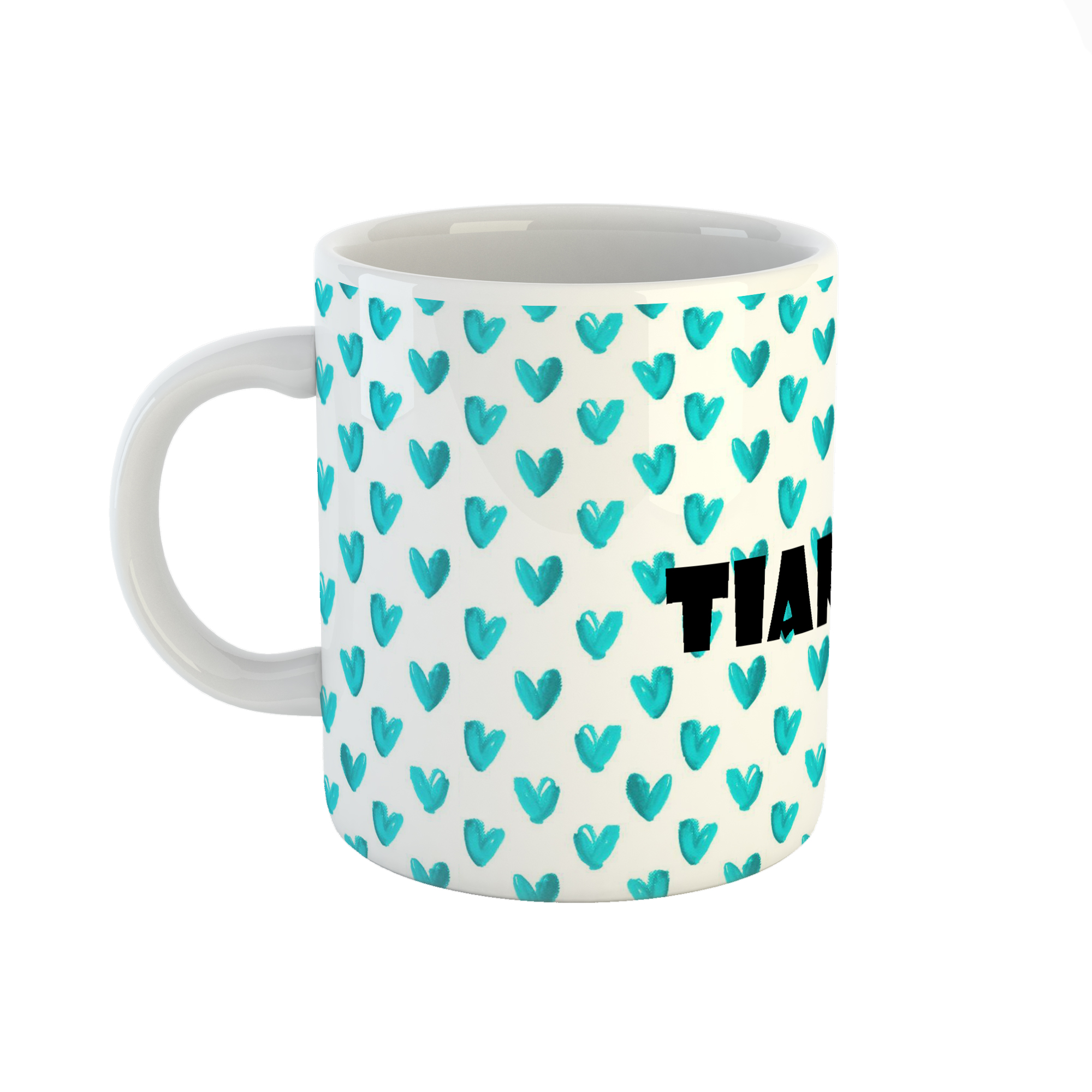 ماگ طرح اسم تیام مدل قلب کد 1389