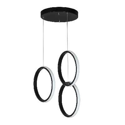 چراغ آویز سه شعله چشمه نور کد L6369-BK