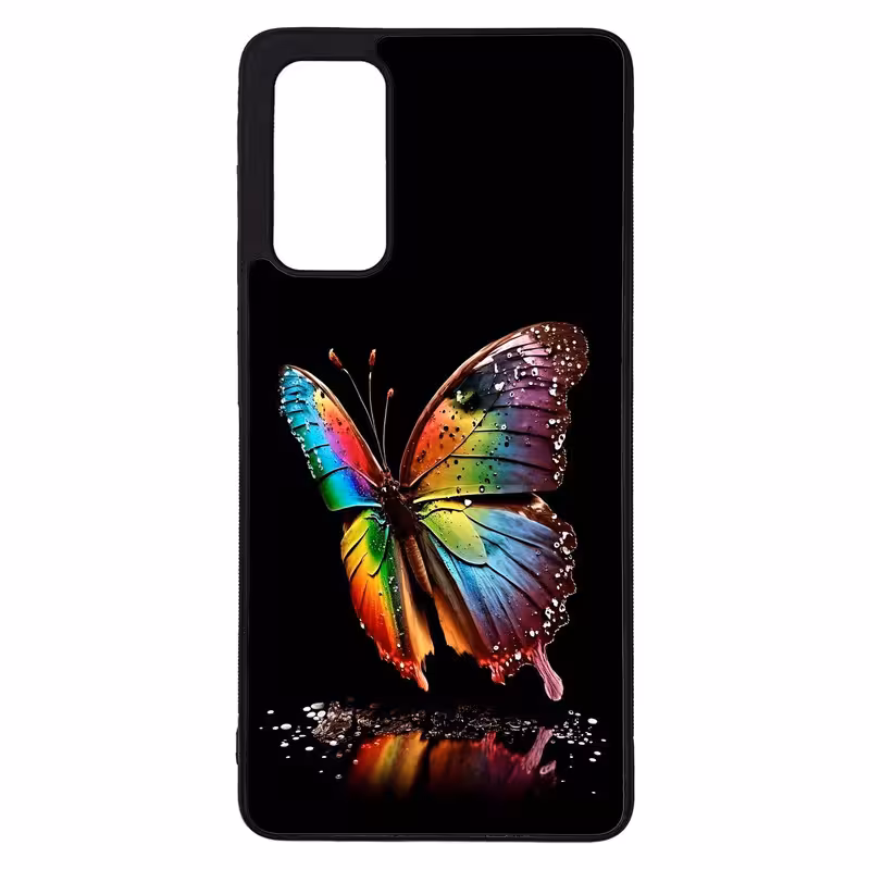 کاور طرح پروانه کد G-038 مناسب برای گوشی موبایل سامسونگ Galaxy S20 FE | دیجی قاب دونی