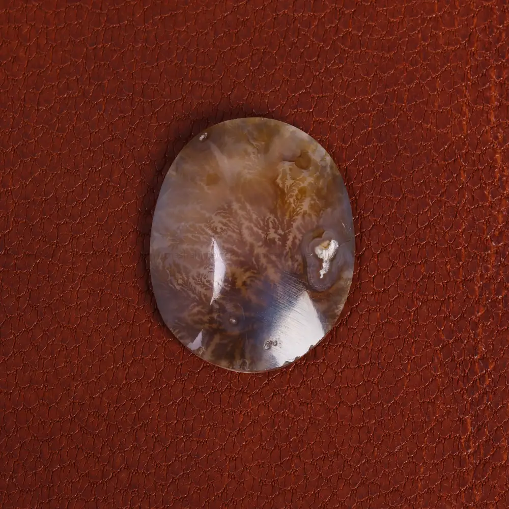 نگین عقیق شجر کد 21362 - جواهری مشاهیر