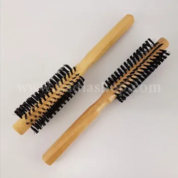 برس گرد چوبی