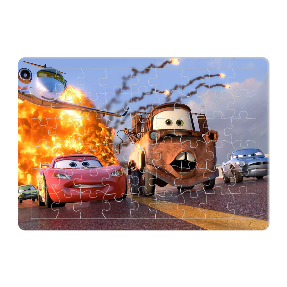 پازل 54 تکه طرح ماشین ها مدل P488