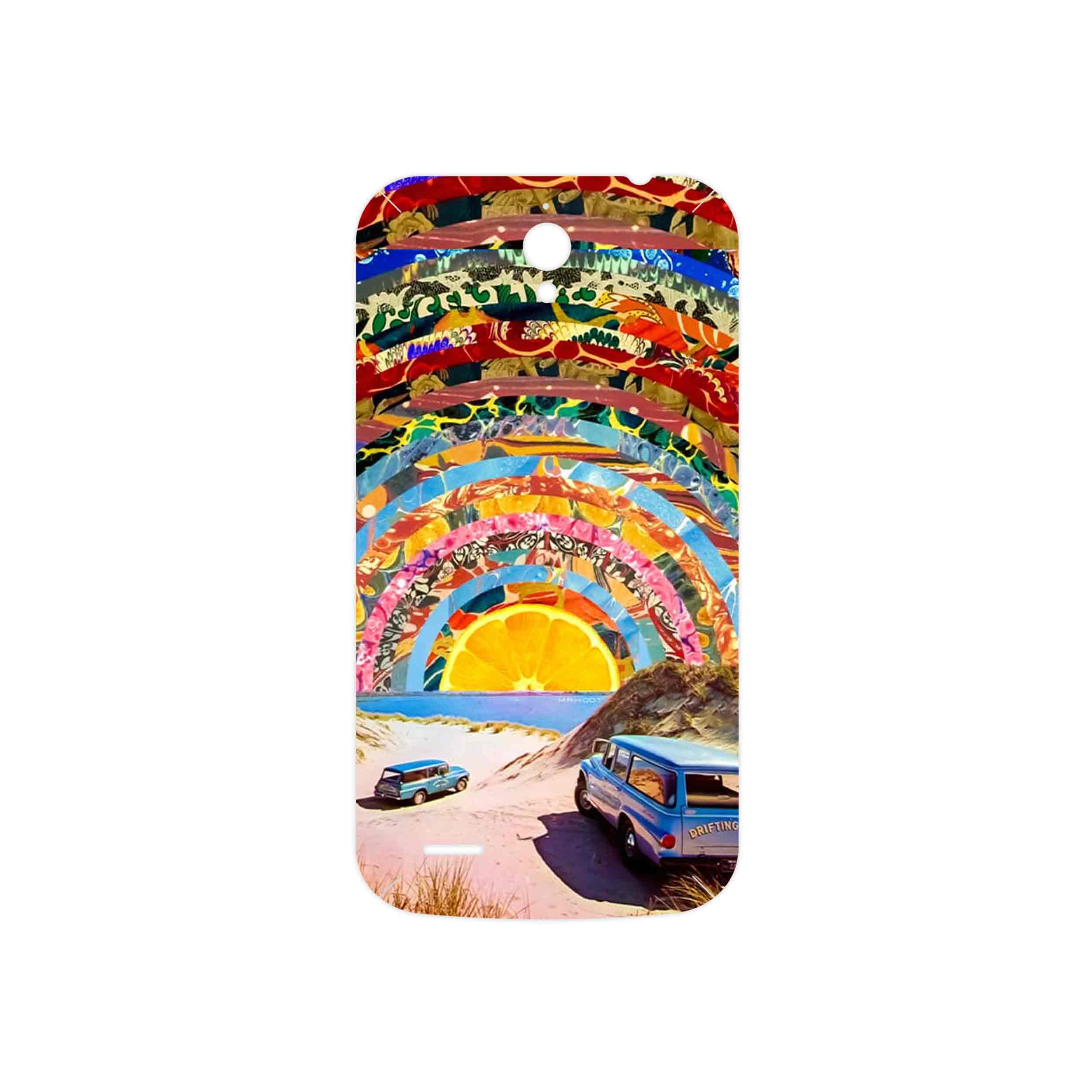 برچسب پوششی ماهوت مدل Collage of Orange Sky مناسب برای گوشی موبایل هوآوی Ascend G610