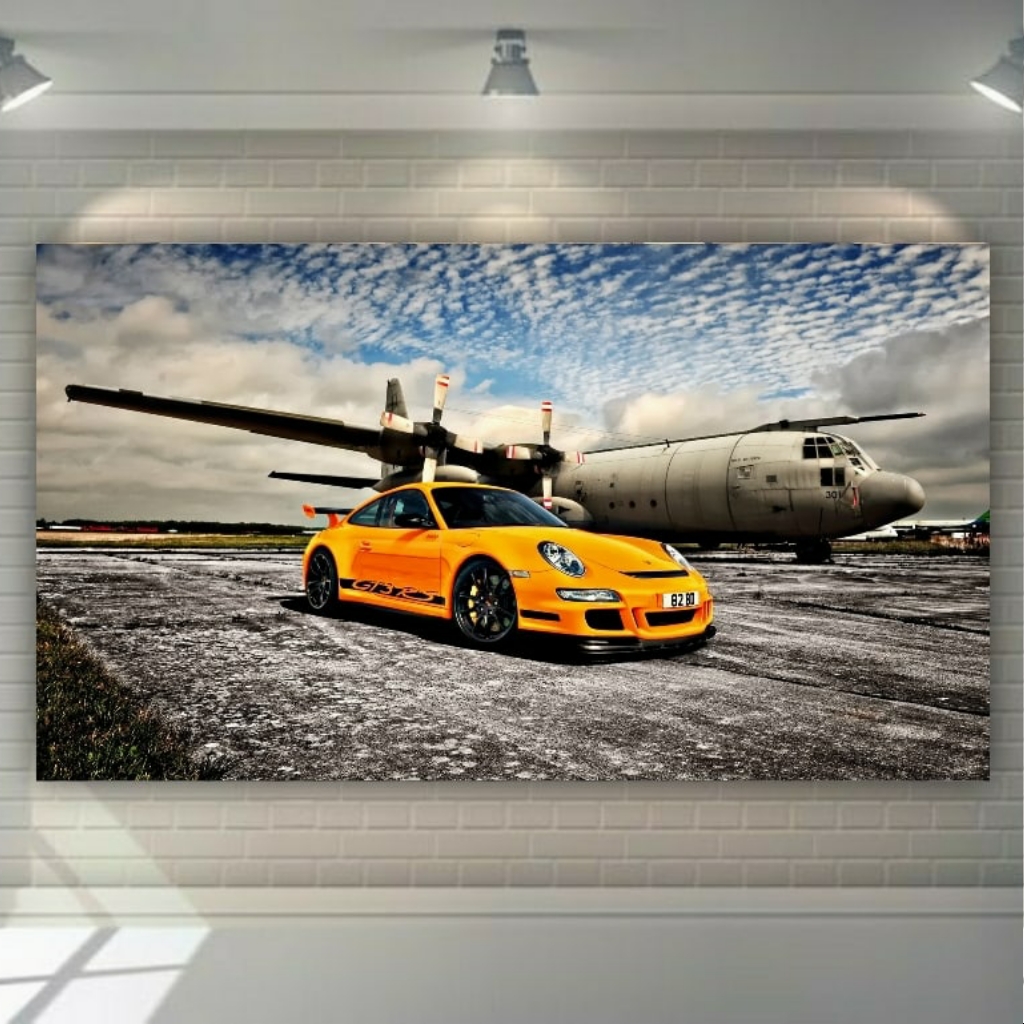 تابلو بوم طرح ماشین پورشه مدل SDB1615