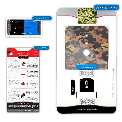 برچسب پوششی ماهوت مدل Army-Autumn-pixel مناسب برای گوشی موبایل موتورولا Moto M