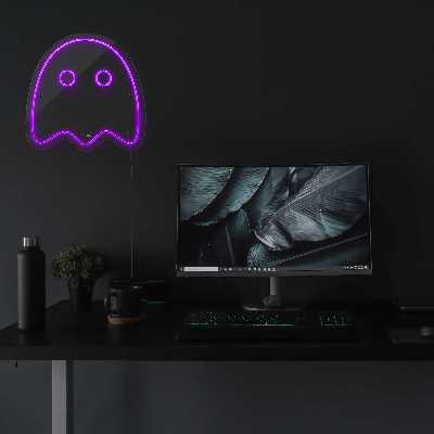 چراغ دیواری نئون دیزاین طرح Packman-2_PR