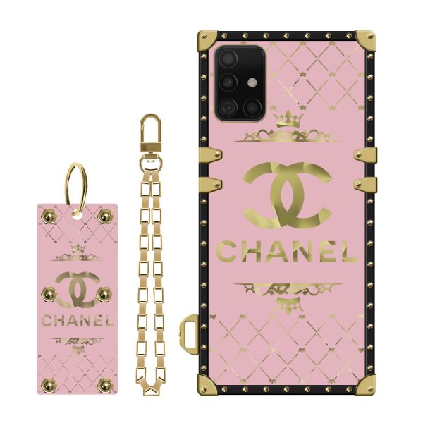 کاور یا قاب صندوقی طرح شنل مناسب برای گوشی موبایل سامسونگGalaxy A71 4G به همراه بند آویز