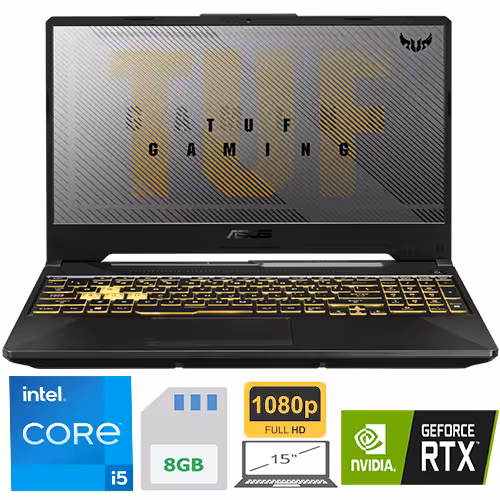 لپ تاپ ایسوس FX506hc از سری TUF F15 2021 - دیجی 63