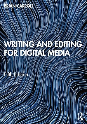 خرید و دانلود نسخه کامل کتاب Writing and Editing for Digital Media (5th Edition) - Pdf