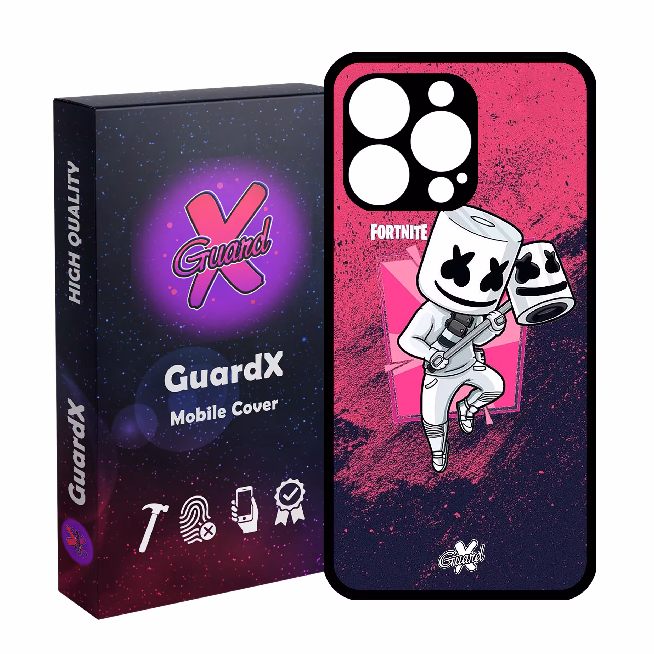 کاور گارد ایکس طرح Fortnite مدل Glass10031 مناسب برای گوشی موبایل اپل iPhone 13 Pro