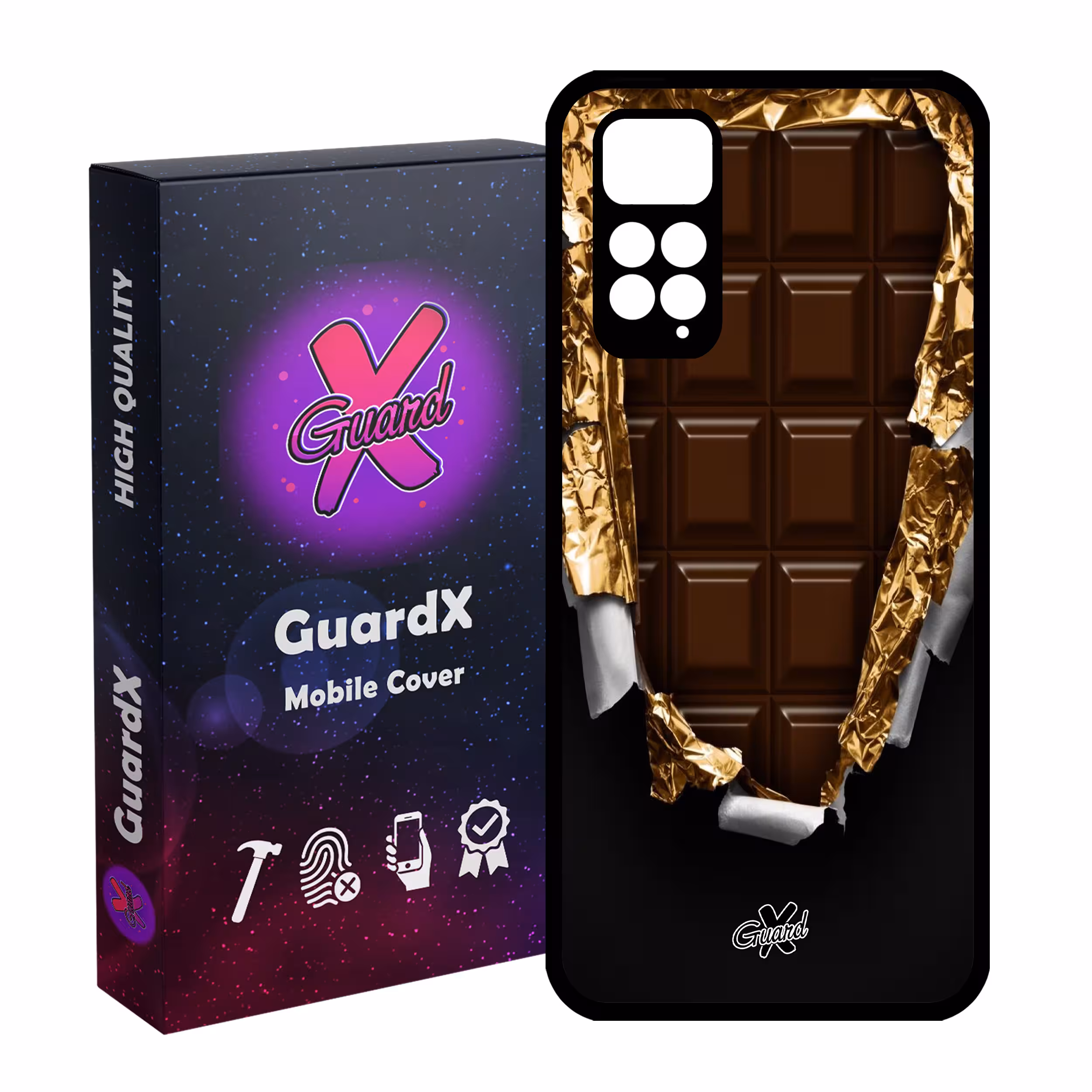 کاور گارد ایکس طرح Chocolate مدل Glass10061 مناسب برای گوشی موبایل شیائومی Redmi Note 11S/ Note 11 4G