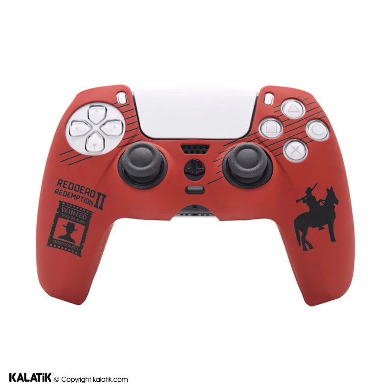کاور سیلیکونی مناسب برای دسته کنسول بازی سونی PlayStation 5 طرح Red Dead