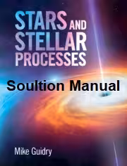 خرید و دانلود نسخه کامل کتاب [Soultion Manual] Stars and Stellar Processes - Pdf