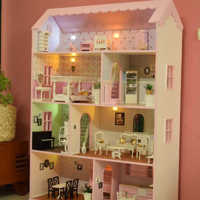 خانه عروسکی باربی 4 طبقه تاینی هوم  (پس کرایه)