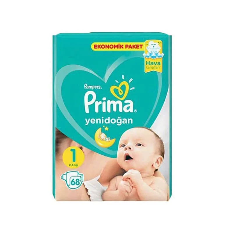 پوشک 68 عددی سايز 1 نرمال پريما Prima