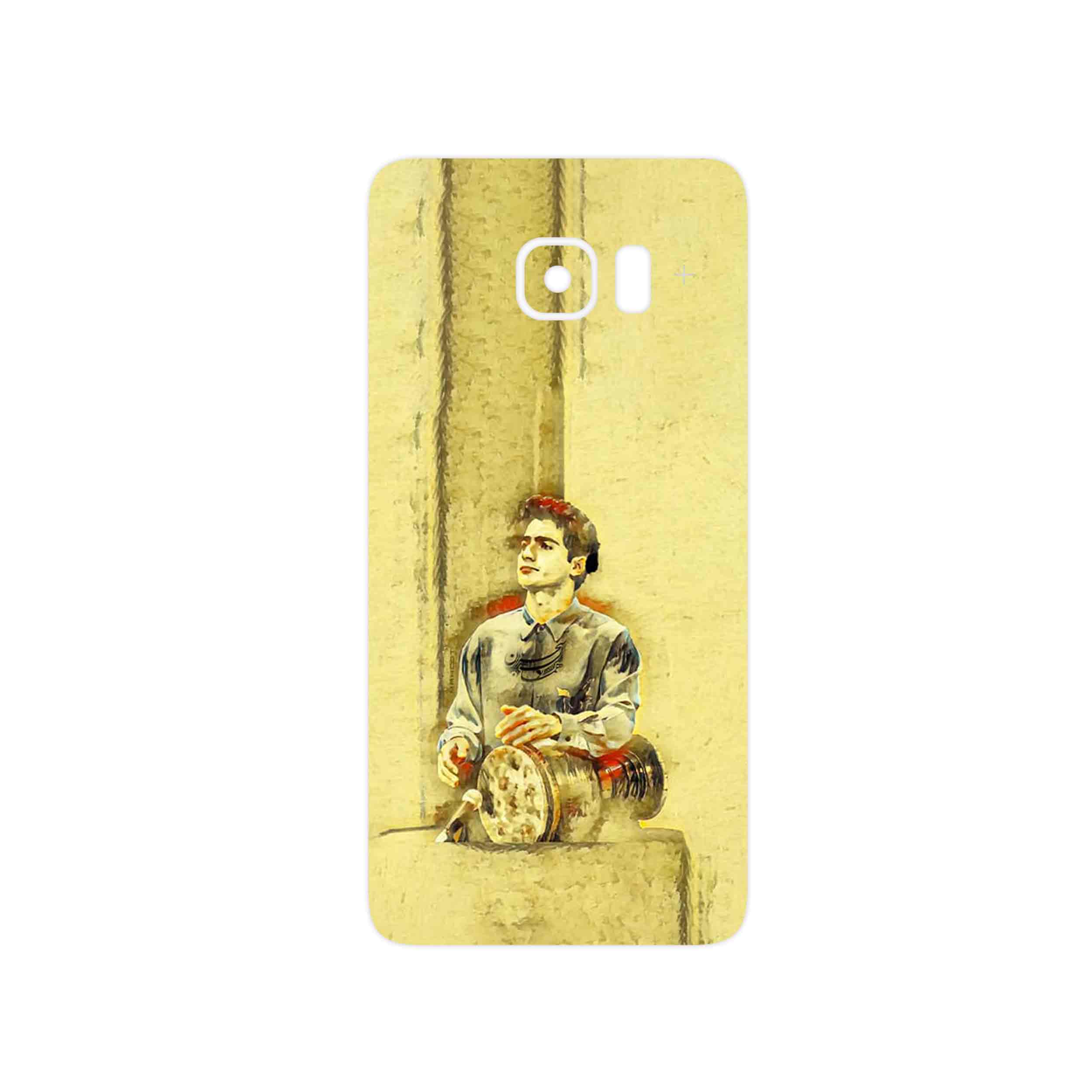 برچسب پوششی ماهوت مدل Homayoun Shajarian مناسب برای گوشی موبایل سامسونگ Galaxy S6 Edge Plus