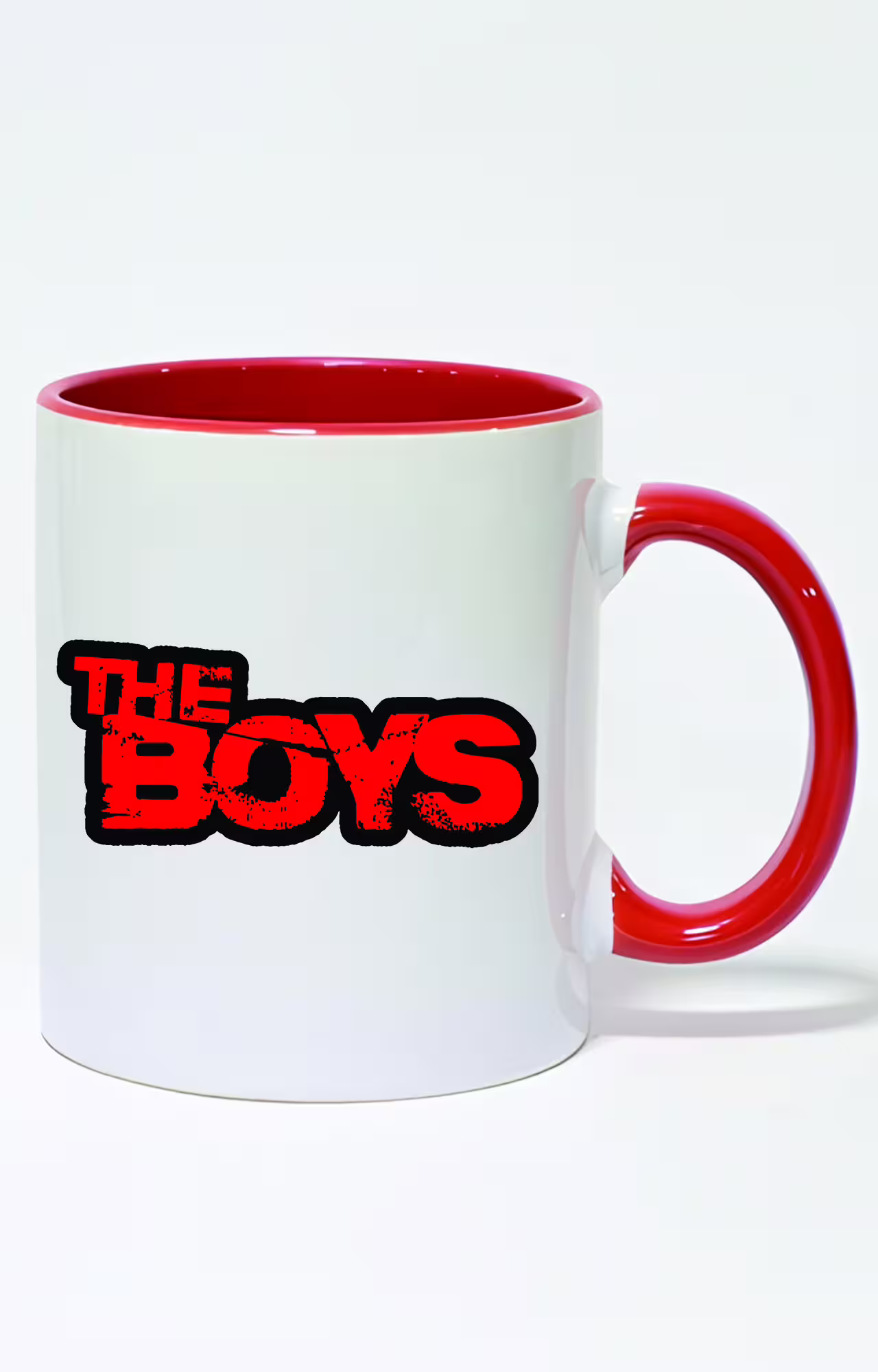 ماگ دسته و داخل رنگی طرح the boys کد 3471