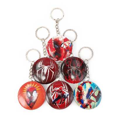 جاکلیدی خندالو طرح مرد عنکبوتی کد 115B مجموعه 6 عددی