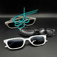 خرید عینک اسپرت gentle monster جدید با کیفیت دارای استاندارد UV400 و فرم کائوچو به همراه کاور و دستمال و دارای رنگ بندی کد 2415129 - ردگل