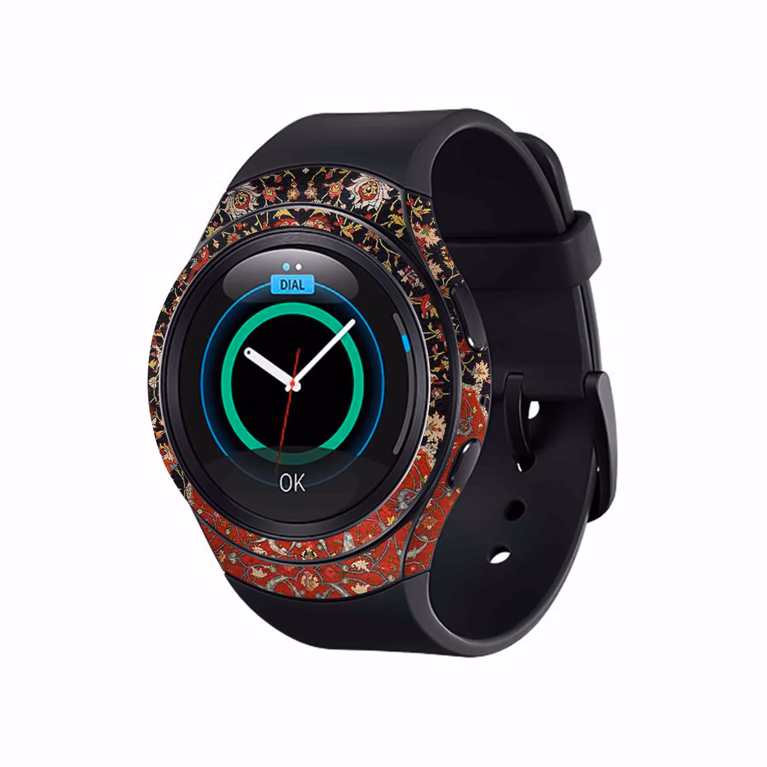 برچسب ماهوت طرح Persian_Carpet_Red مناسب برای ساعت هوشمند سامسونگ Galaxy Gear S2