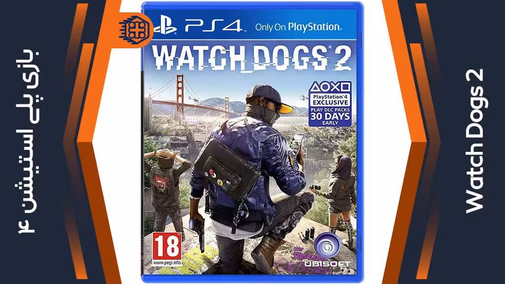 دیسک بازی Watch Dogs 2 – مخصوص PS4