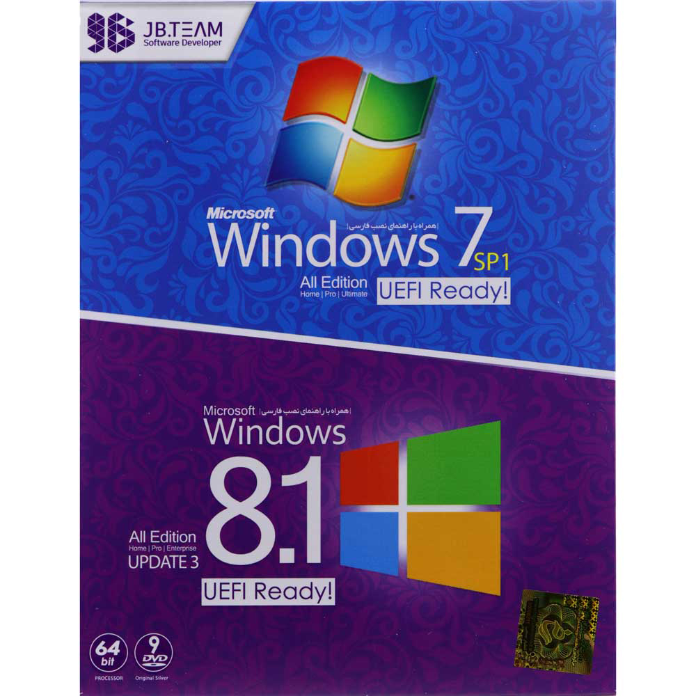 سیستم عامل Windows 7/8.1 UEFI نشر JB.TeamWindows 7 / win 8.1 JBTeam
