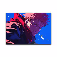 تابلو شاسی گوفی مدل ایتادوری یوجی انیمه جوجوتسو کایسن طرح Itadori Jujutsu Kaisen Anime کد EPIC66 | دنیای قاب