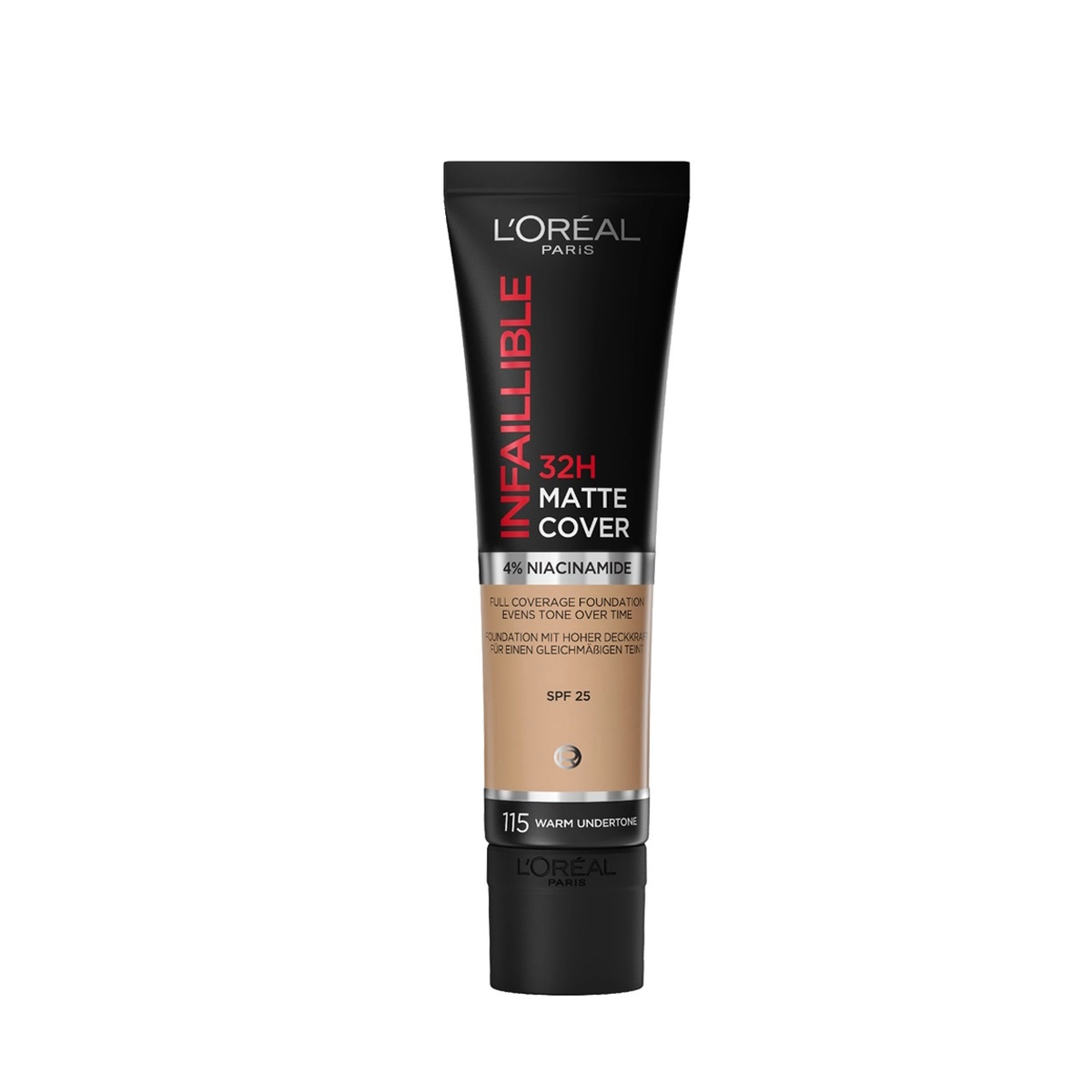 کرم پودر اینفالیبل لورال 32 ساعته مات شماره Loreal 115