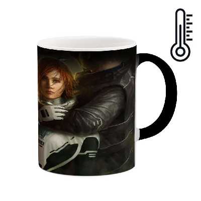 ماگ حرارتی کاکتی طرح انیمه مدل mgh12954