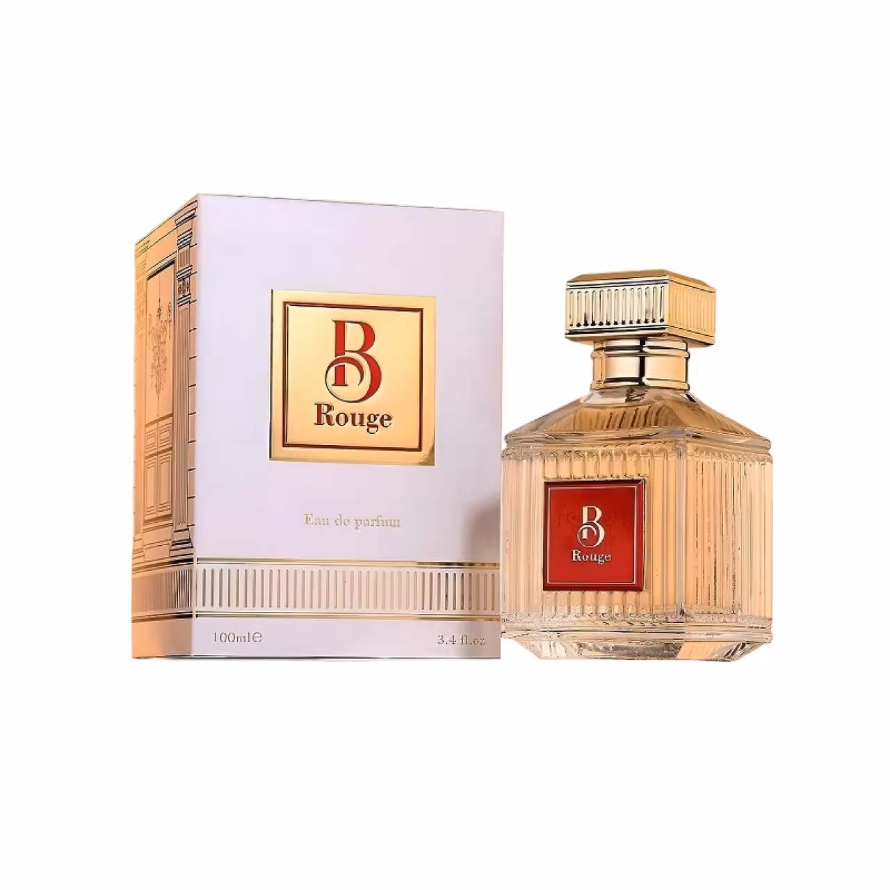 عطر ادکلن زنانه مردانه فراگرنس ورد مدل باکارات رژ سفید رایحه باکارات رژ 540 حجم 100 میل