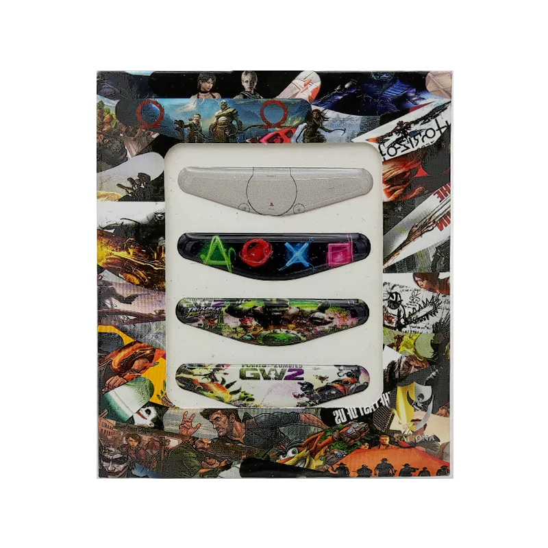 برچسب لایت بار دسته PS4 طرح Vol.2 بسته 4 عددی