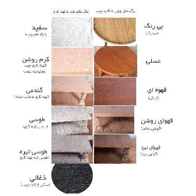 میز جلومبلی فریازان دکور مدل لومیرمجموعه دو عددی