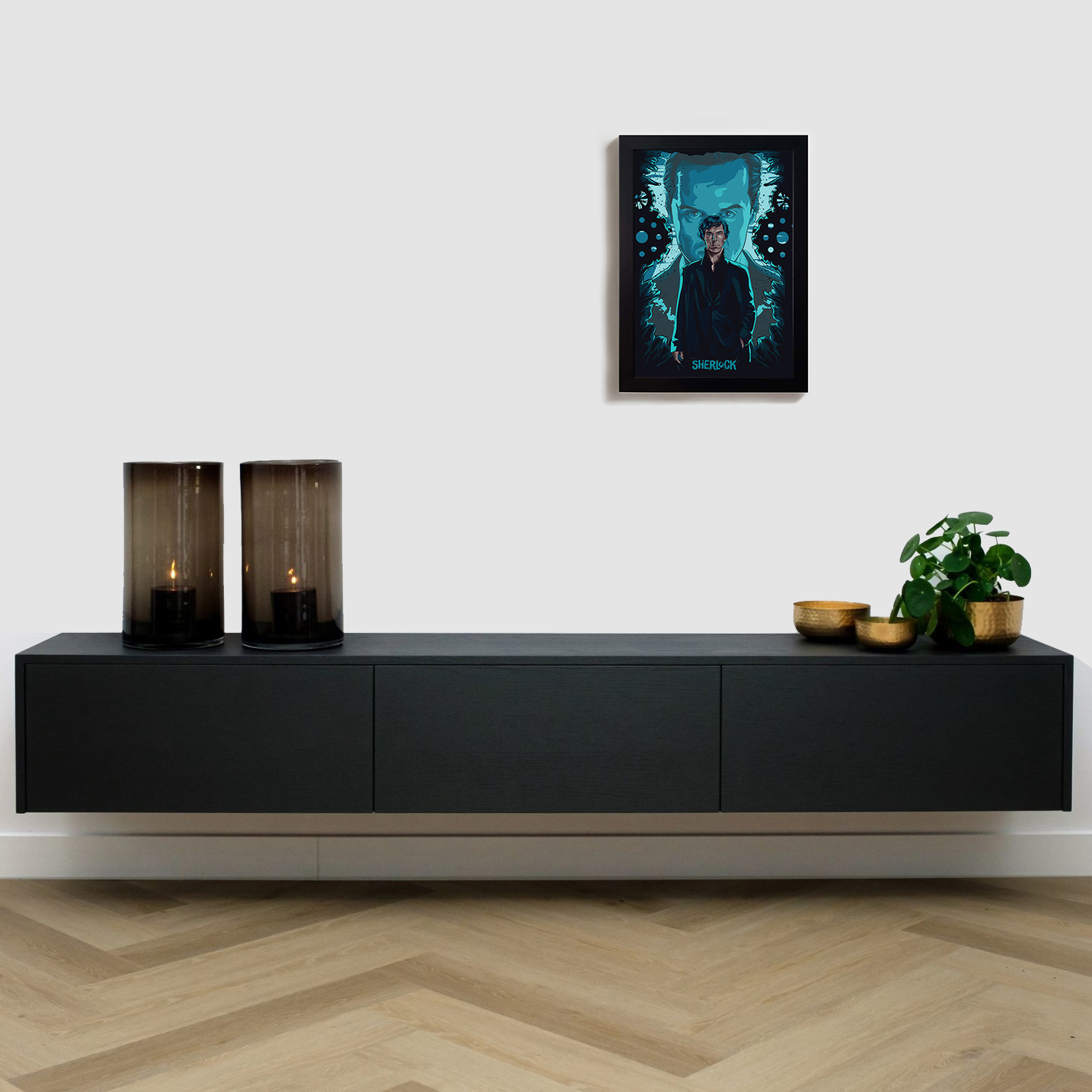 تابلو مدل سریال شرلوک sherlock B376