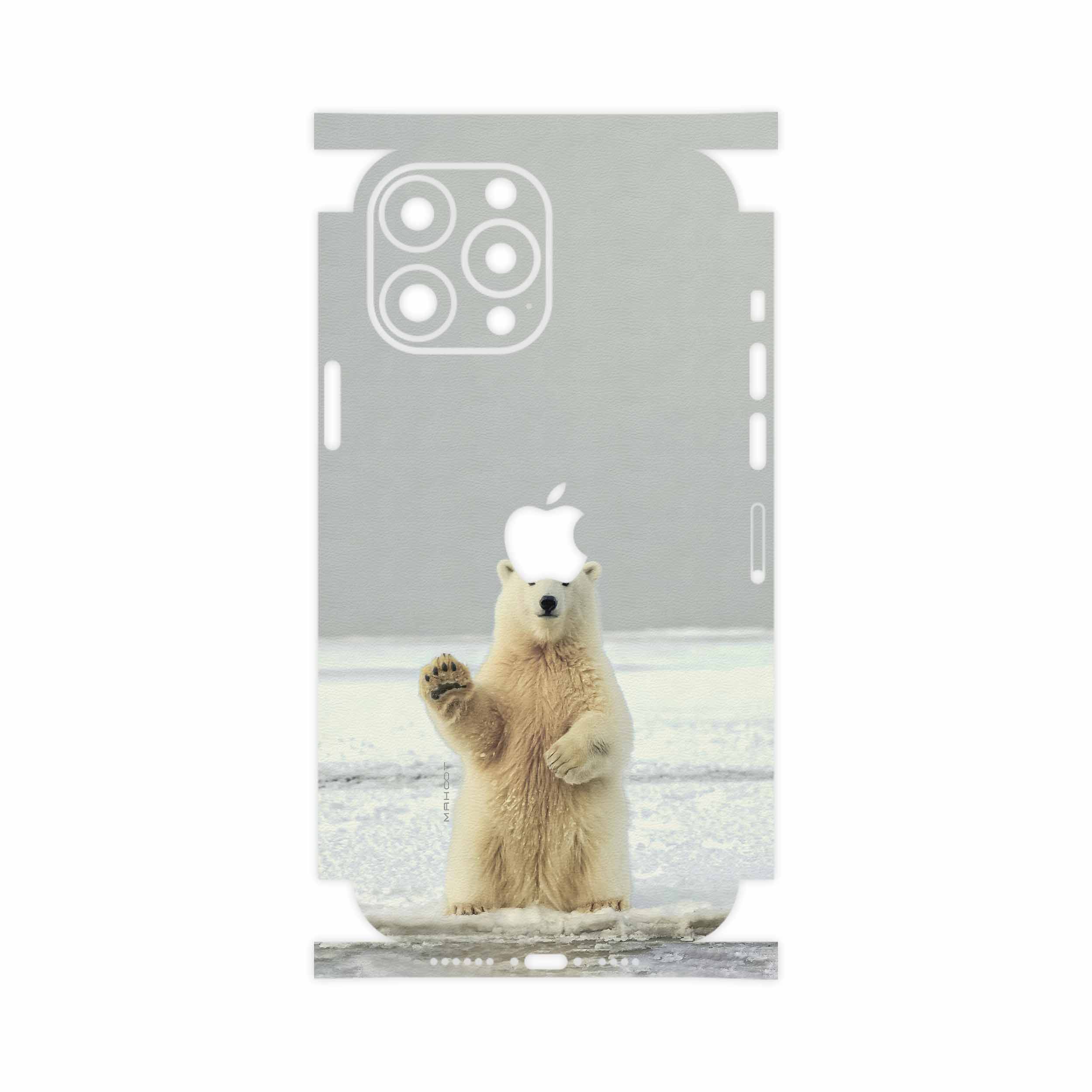 برچسب پوششی ماهوت مدل Polar-bear-FullSkin مناسب برای گوشی موبایل اپل iPhone 13 Pro Max