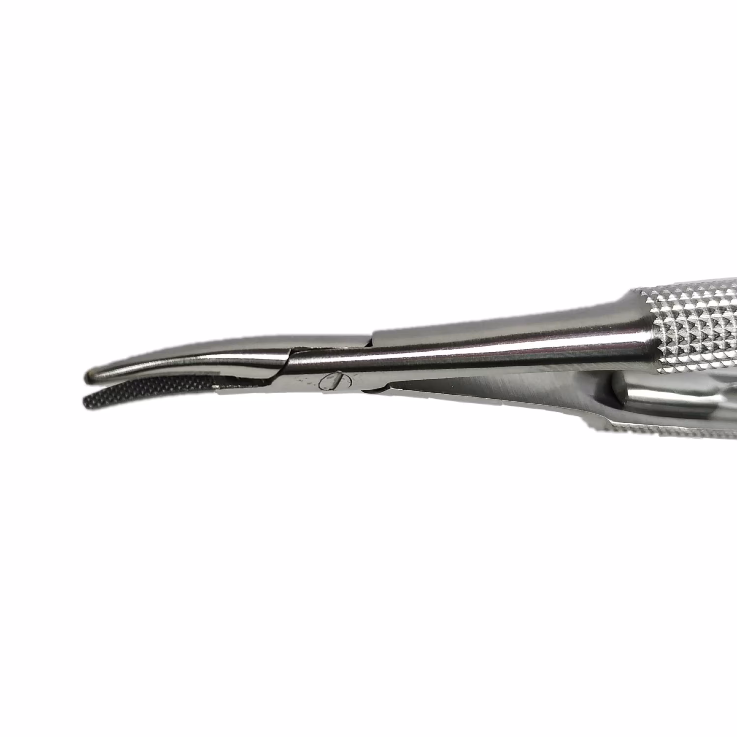 سوزنگیر کاستروویجو هیرا فرا طب مدل خمیده  Hira Fara Teb curved Castroviejo needle holder 